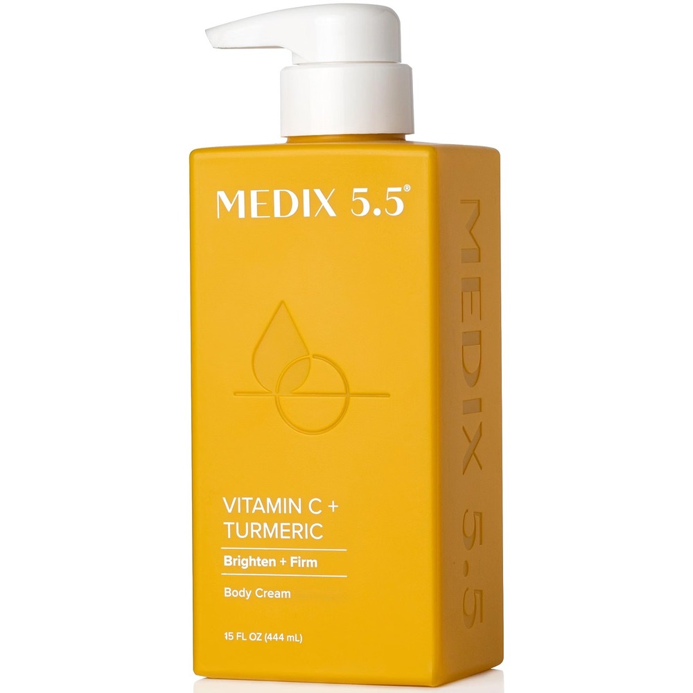 Medix Vitamin C Turmeric Moisturizer Cream Anti-Aging Face Body Lotion 15 Fl Oz